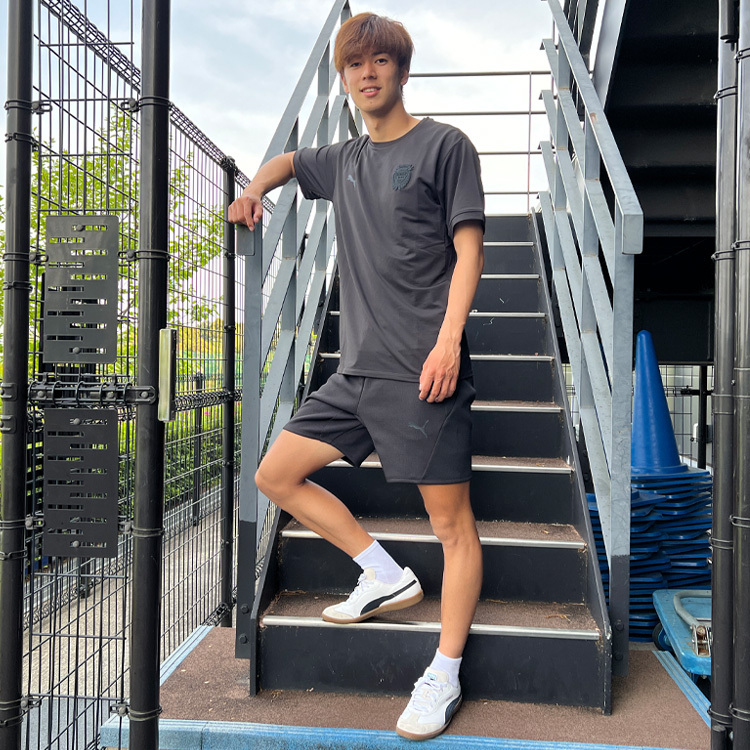 PUMA×FRONTALE TRAVEL ハーフパンツ