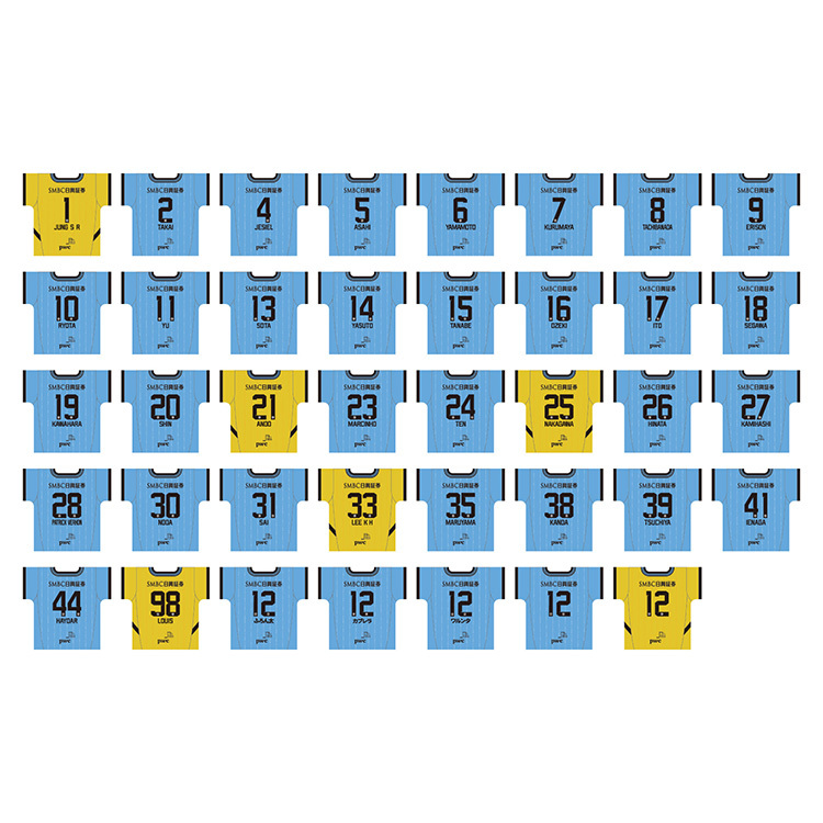 25ユニフォームクッション(大)GK 1st