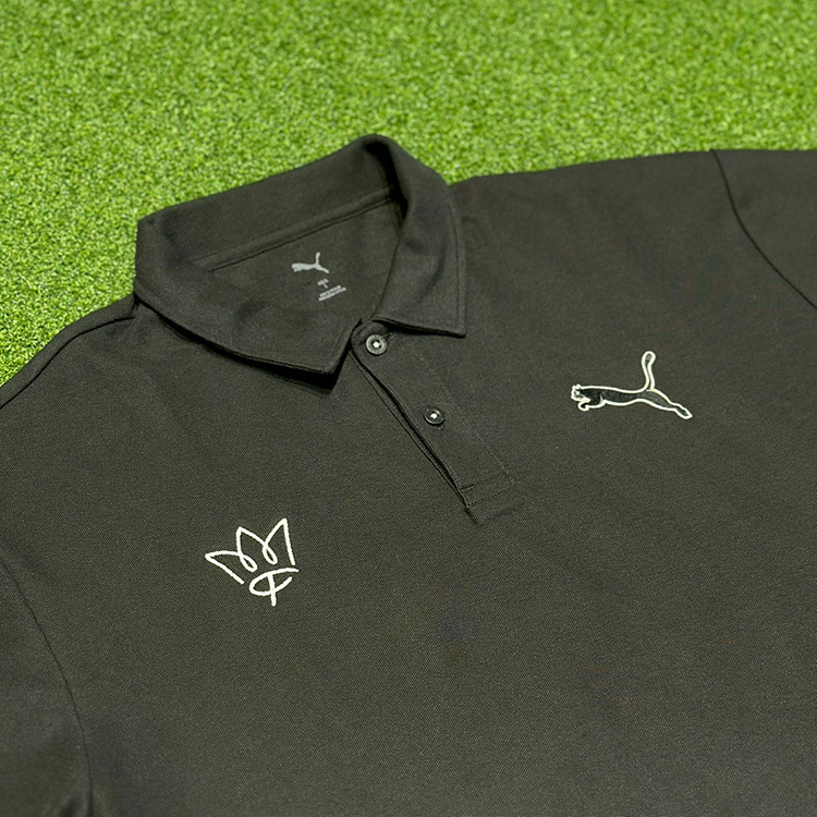 PUMA×FRONTALE ESS MX CAT エンブロイダリー ピケ ポロシャツ