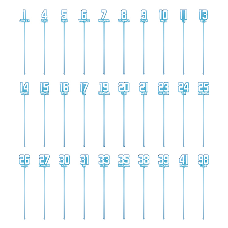 25(手ガチャ)アクリルマドラー(プレイヤー)