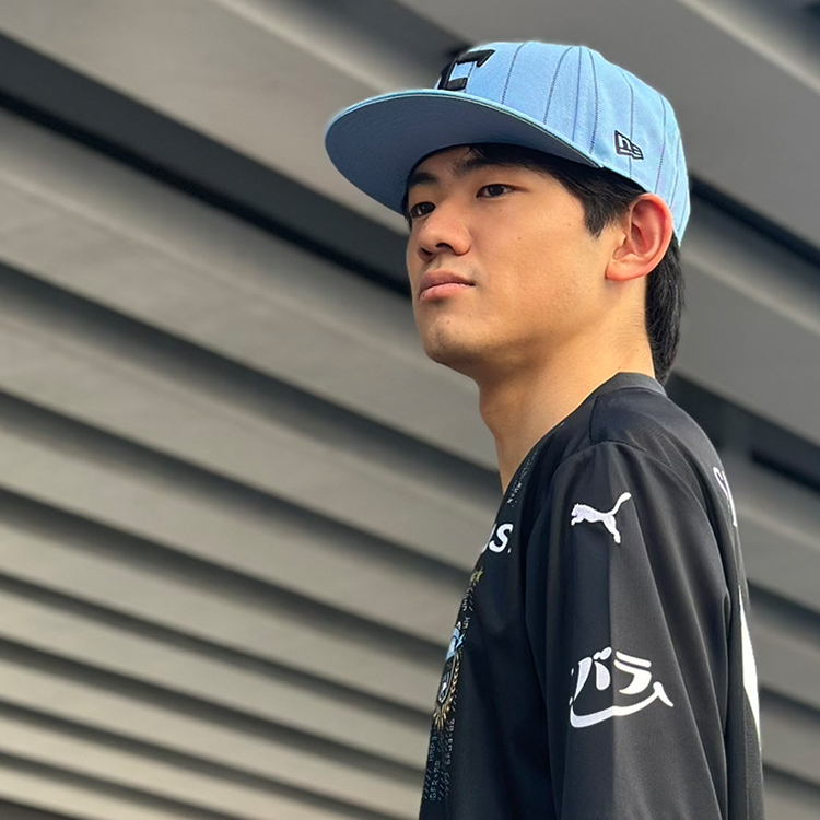【NEWERA】950 FRONTALE LIMITED STRIPE BLUE