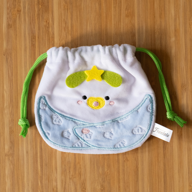 25(ガチャ)フェイス巾着