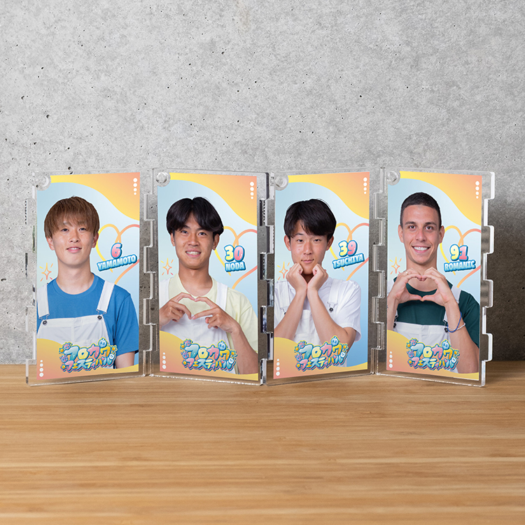 フロカワ選手権優勝チーム記念「アクリルカードキーホルダー」