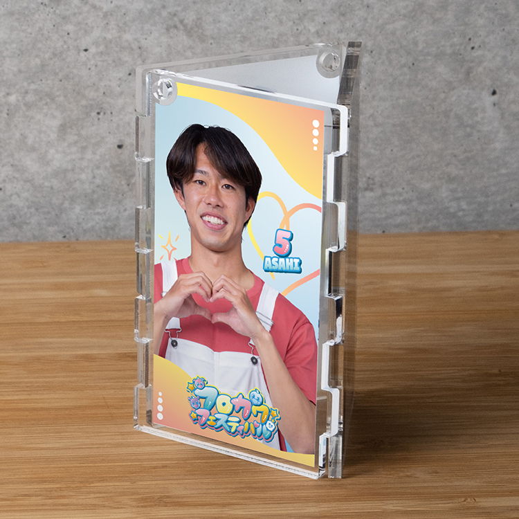 フロカワ選手権優勝チーム記念「アクリルカードキーホルダー」