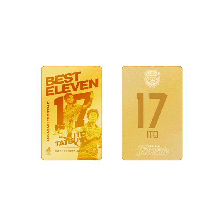 伊藤達哉選手 2025 MEIJI YASUDA J.LEAGUEベストイレブン記念メタルカード