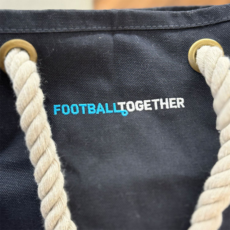 キャンバストートバッグ(FOOTBALL TOGETHER)[S] 