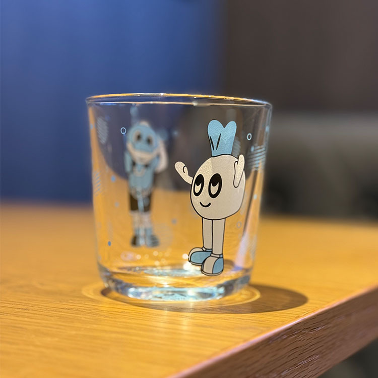 重ね絵グラス(ふろん太&カブレラ)