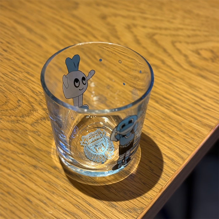 重ね絵グラス(ふろん太&カブレラ)