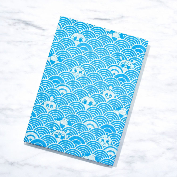 御朱印帳(マスコット青海波)