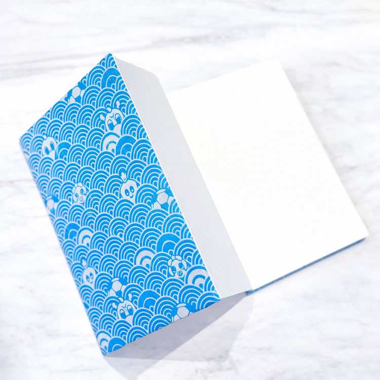 御朱印帳(マスコット青海波)