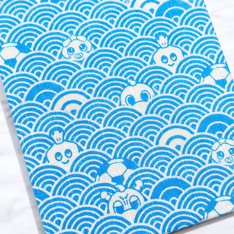 御朱印帳(マスコット青海波)