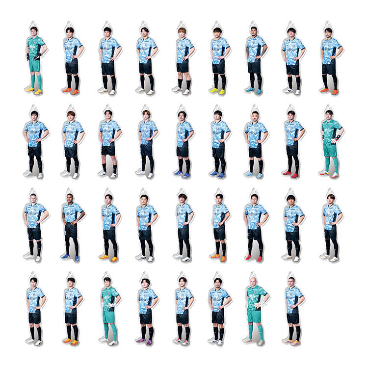 26プレイヤーアクリルキーホルダー