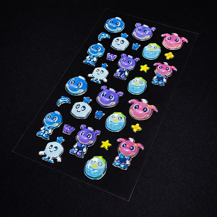 ぷっくりクリアシール(マスコット)