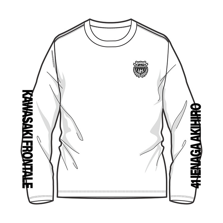 26プレイヤーロングスリーブTシャツ(ホワイト)