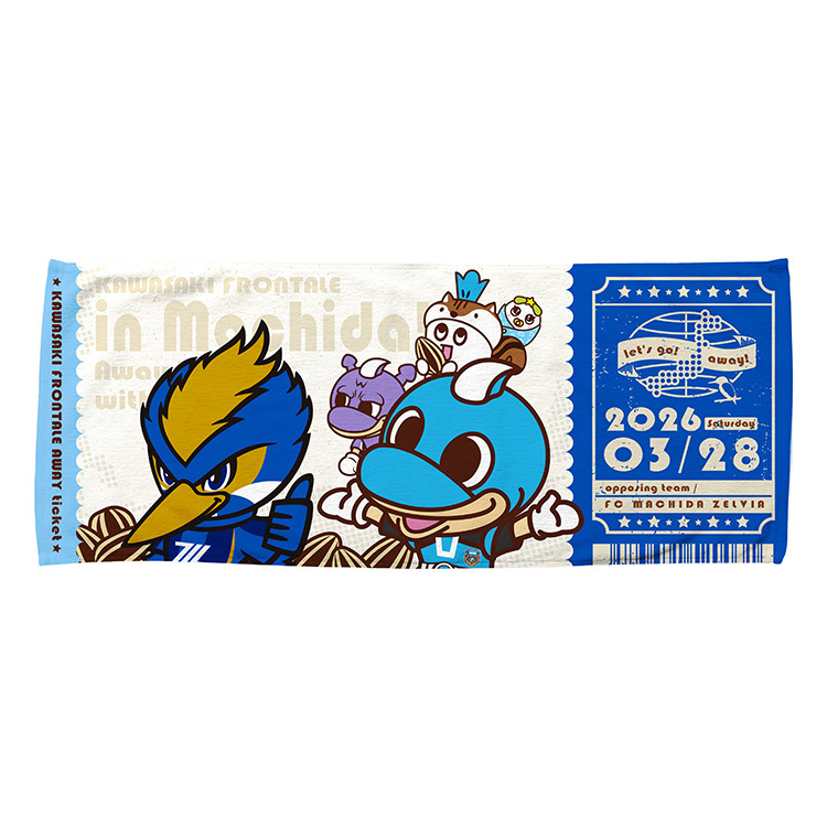 26FC町田ゼルビアコラボフェイスタオル