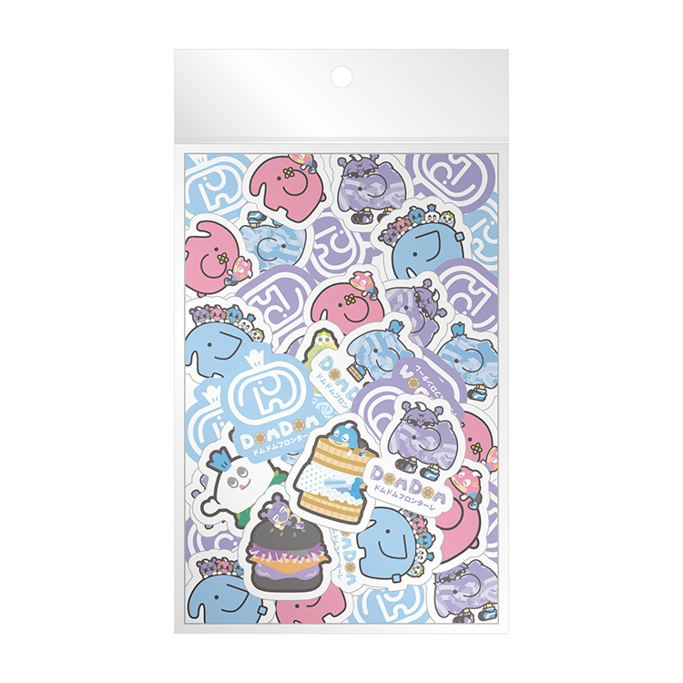 【DOMDOM】ゾウさん増産!?フレークシール