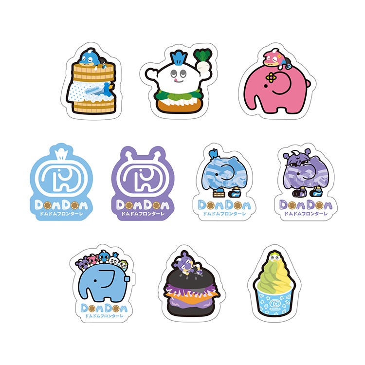 【DOMDOM】ゾウさん増産!?フレークシール