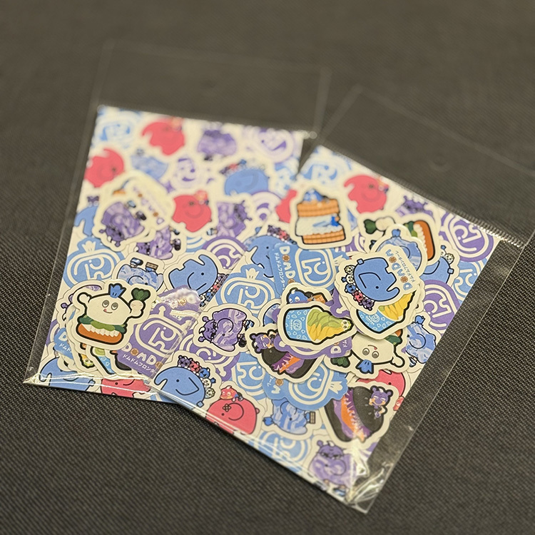 【DOMDOM】ゾウさん増産!?フレークシール