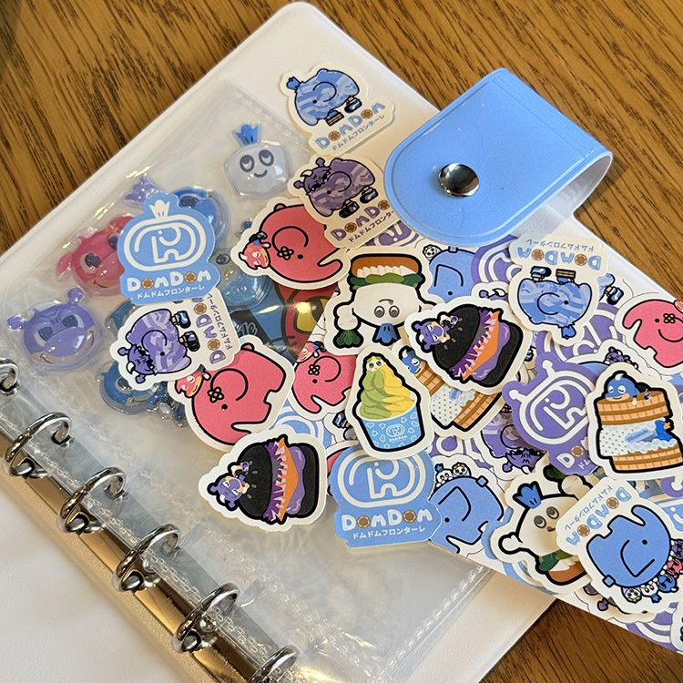 【DOMDOM】ゾウさん増産!?フレークシール