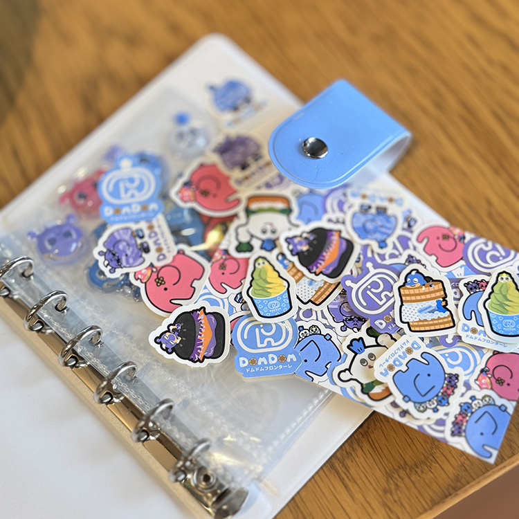 【DOMDOM】ゾウさん増産!?フレークシール