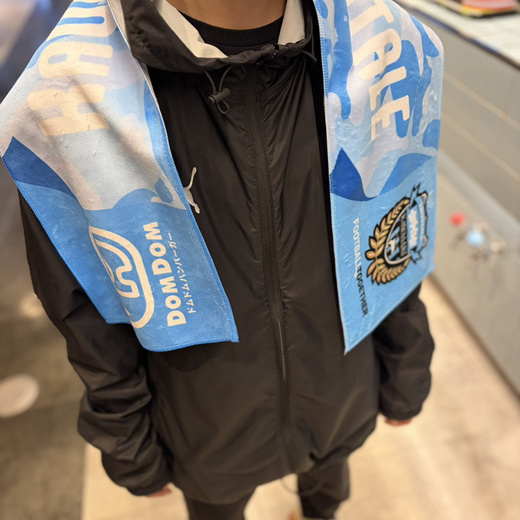 【DOMDOM】幻の川崎店!?レシートタオルマフラー