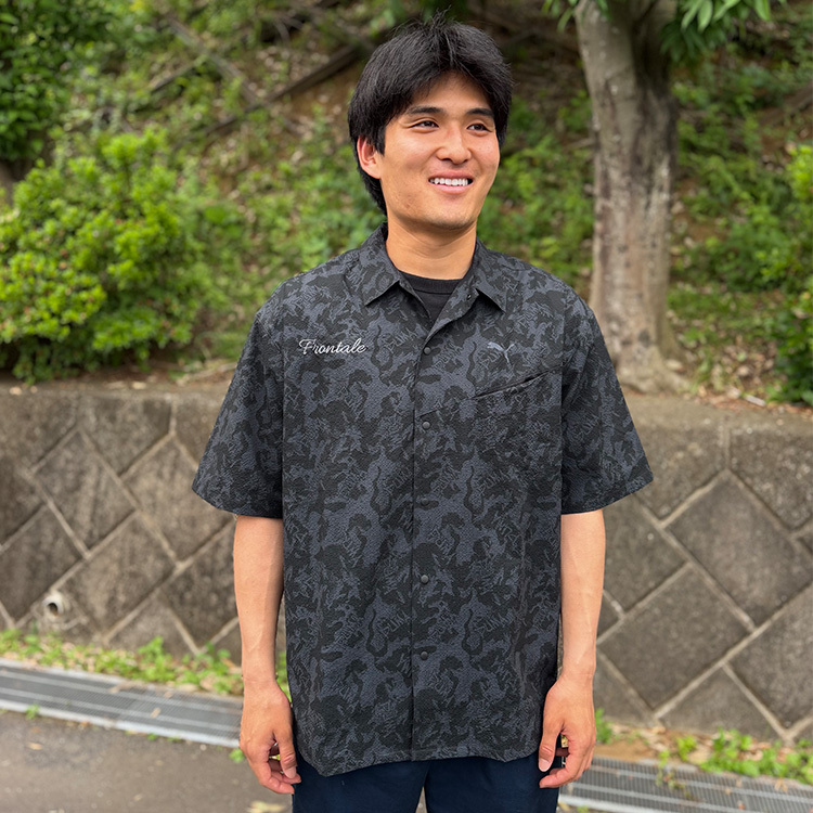 【PUMA】ESS ELEVATED ウーブン AOP SS シャツ