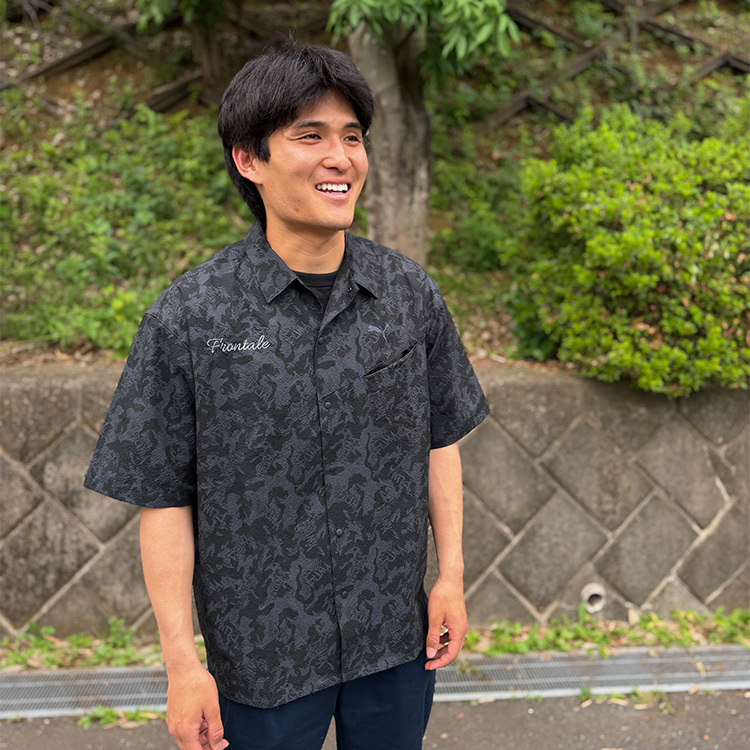 【PUMA】ESS ELEVATED ウーブン AOP SS シャツ