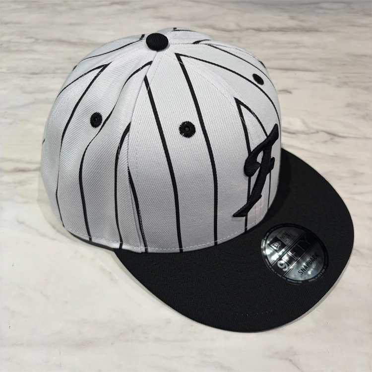 【NEWERA】950 FRONTALE F STRIPE WHT/BLK