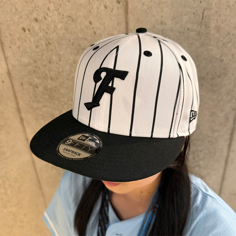 【NEWERA】950 FRONTALE F STRIPE WHT/BLK