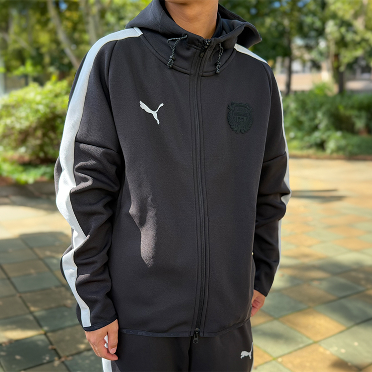 【PUMA】 VOLTAGE ニットジャケット(ブラック)