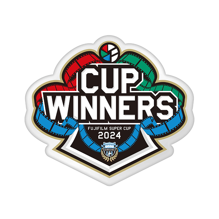 FUJIFILM SUPER CUP 2024優勝記念クリアステッカー2枚セット