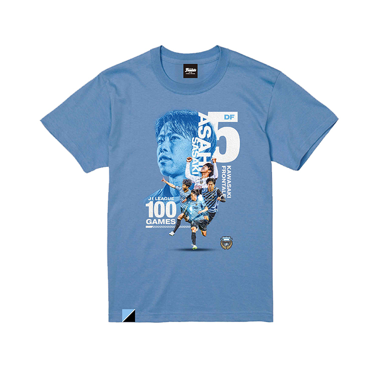 佐々木旭選手J1通算100試合出場メモリアルTシャツ