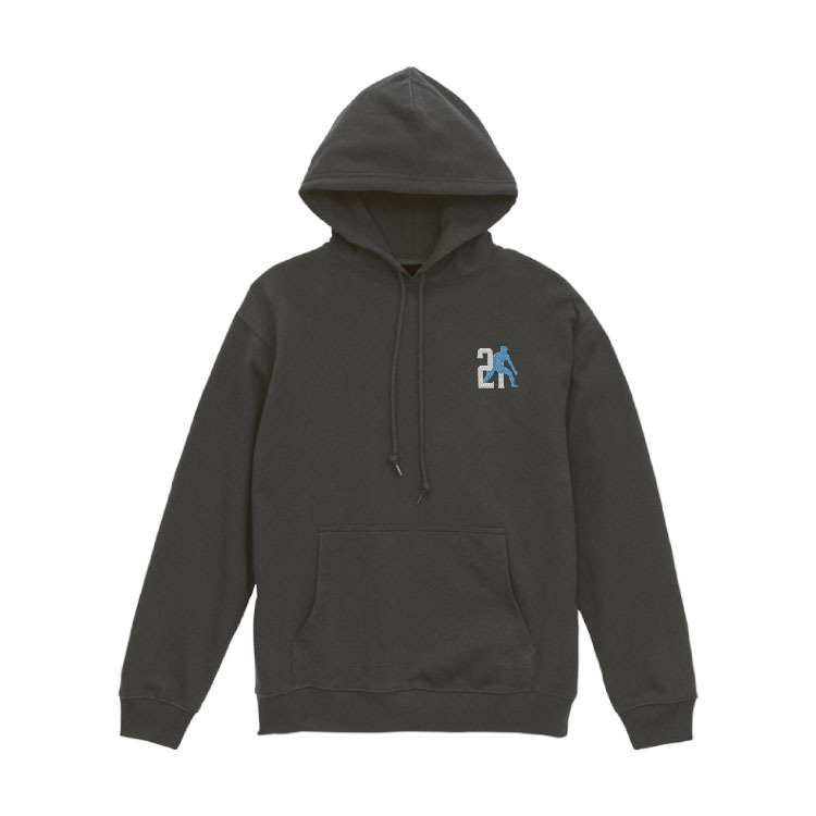 安藤駿介選手引退記念刺繍パーカー(シルエット)