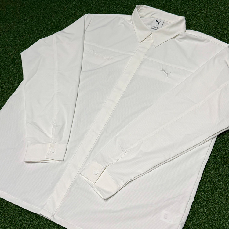 【PUMA】ESS ELEVATED ウーブン LS シャツ